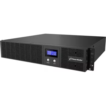 PowerWalker VI 3000 RLE UK linijinis-interaktyvus UPS, 3000 VA/1800 W, Rackmount 2U, 8x IEC C13 + 1x IEC C19, USB/RS-232, AVR, LCD