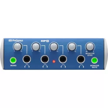 PreSonus HP4 120 W Blue 4-Kanalų Ausinių Stiprintuvas