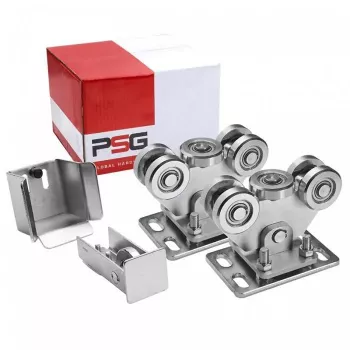 PRESONUS Trolley Package PSG 60.00P.80, skirtas stumdomiems vartams su 80x80x5 mm bėgiu