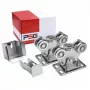 PRESONUS Trolley Package PSG 60.00P.80, skirtas stumdomiems vartams su 80x80x5 mm bėgiu