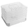 PRIME3 SFD51 maisto džiovintuvas, permatomas ir baltas, 420 W, 5 padėklai, skaitmeninis laikmatis