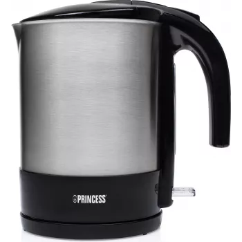 Princess 2892 elektrinis virdulys 1,7 l, 2200 W, juodas plastikas ir nerūsijantis plienas, su vandens lygio indikatoriumi ir apsauga nuo perkaitimo 01.236039.01.001