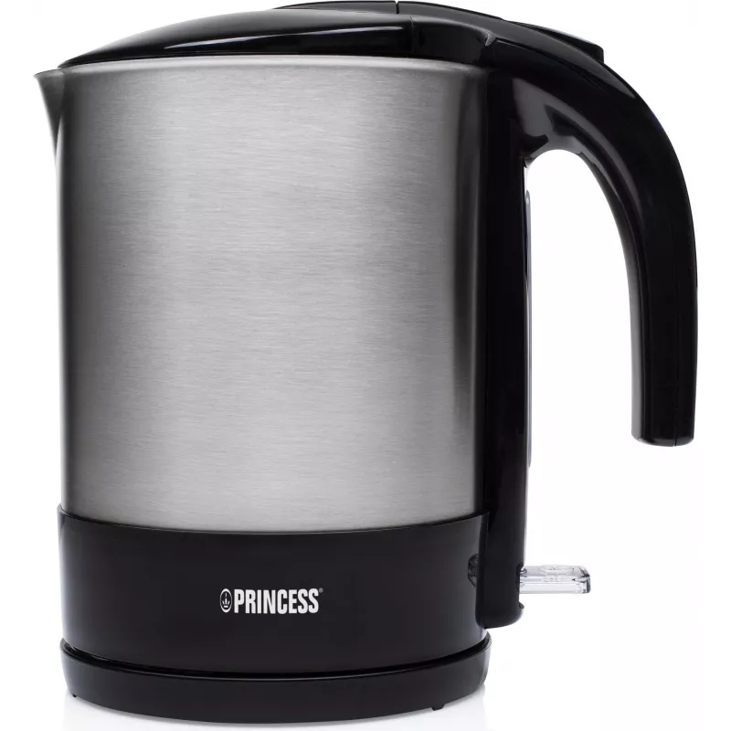 Princess 2892 elektrinis virdulys 1,7 l, 2200 W, juodas plastikas ir nerūsijantis plienas, su vandens lygio indikatoriumi ir apsauga nuo perkaitimo 01.236039.01.001