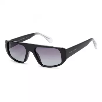 PRIVÉ REVAUX vyriški akiniai nuo saulės Good Vibes S807, juodas rėmelis, dūminiai lęšiai, UV400, 55-19-145 mm