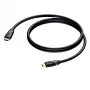 PROCAB CLV100/10 10 m aukštos spartos HDMI laidas su Ethernet, juodas, 4K 30Hz, auksuoti jungtys