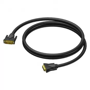 PROCAB CLV140/3 DVI-D Dual Link kabelis 3 m – 2560x1600 @60Hz, auksu padengtos jungtys, dvigubas ekranavimas