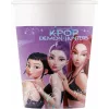 Procos K-Pop Demon Hunters popieriniai puodeliai 200 ml, 8 vnt. | Teminiai vienkartiniai puodeliai 98640