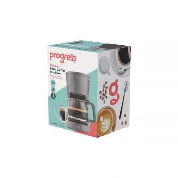 Progress EK6658PVDE Mellow filtro kavos virimo aparatas – 1,25 l, 900 W, pilka/sidabrinė