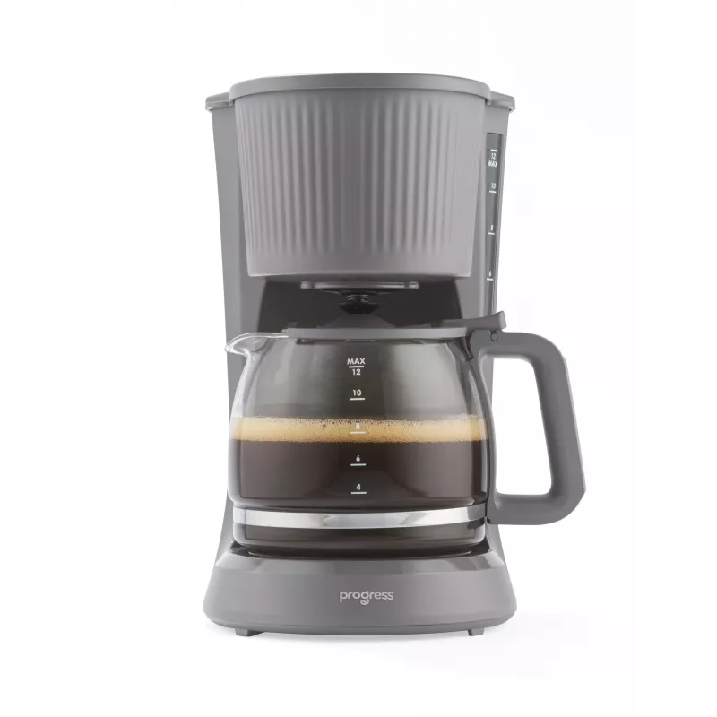 Progress EK6658PVDE Mellow filtro kavos virimo aparatas – 1,25 l, 900 W, pilka/sidabrinė