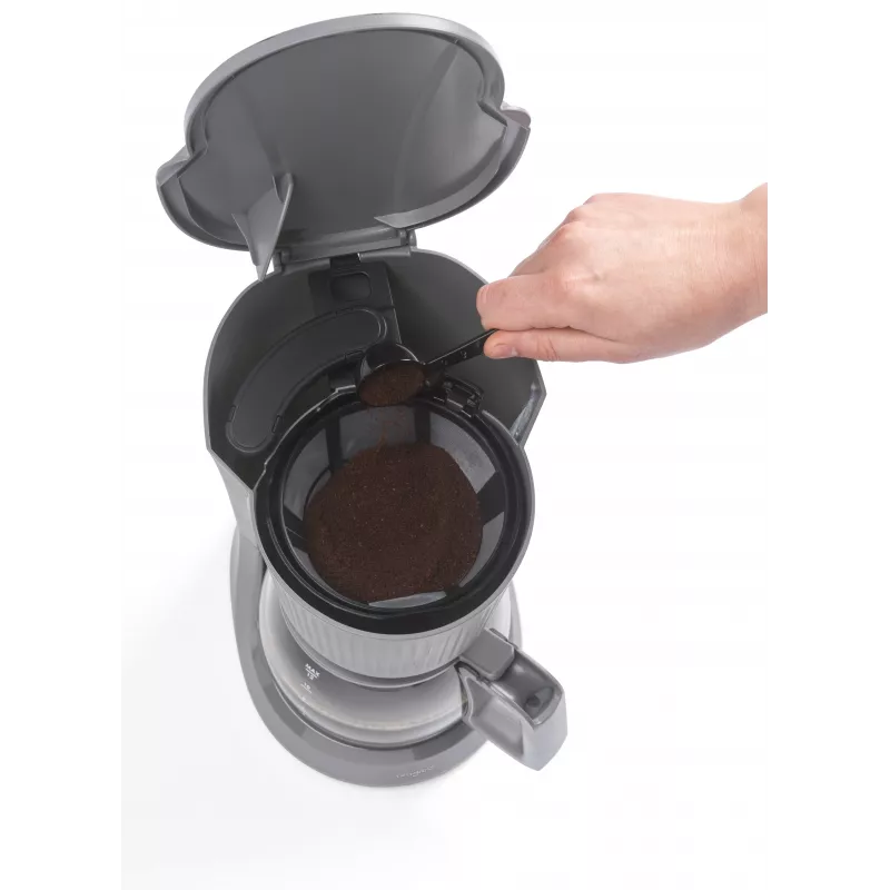 Progress EK6658PVDE Mellow filtro kavos virimo aparatas – 1,25 l, 900 W, pilka/sidabrinė