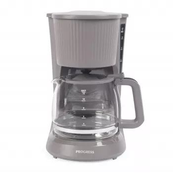 Progress EK6658PVDE Mellow filtro kavos virimo aparatas – 1,25 l, 900 W, pilka/sidabrinė