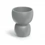 PROSPERPLAST DUALA Round Flowerpot 40 cm Anthracite Polypropylene Plastic TDR40-106GR