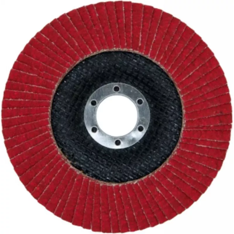 PSG Star Flex T29 SG INOX keraminis žiedlapinis diskas 125 mm, 22,23 mm anga, P60, kūginis 29 tipas, nerūdijančiam plienui