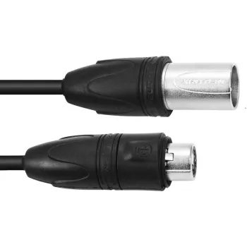 PSSO DMX kabelis IP65 3-Pin XLR male to female 20m juodas 30227843