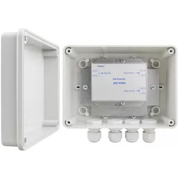 Pulsar EXT-POE2H PoE prailgintuvas hermetiškame korpuse 2 IP kameroms