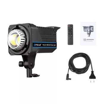 Puluz 120 W LED studijos šviestuvas su spalvinės temperatūros valdymu ir nuotolinio valdymo pultu