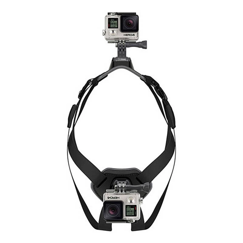 PULUZ Šuns krūtinės diržas veiksmo kameroms (GoPro, Insta360, DJI Action) - Juoda
