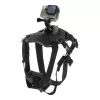 PULUZ Šuns krūtinės diržas veiksmo kameroms (GoPro, Insta360, DJI Action) - Juoda