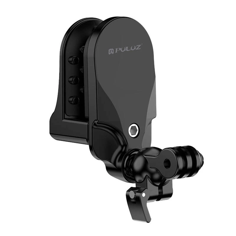 PULUZ Šalmo Laikiklis Sportinėms Kameroms (DJI Action, GoPro Hero) Juodas