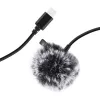 PULUZ PU425 Ausinė prisegama mikrofono segtuku 1,5 m USB-C