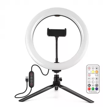PULUZ LED Ring Light 26cm su 8,3 cm trikoju, USB maitinimas