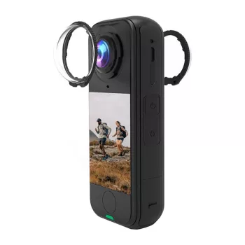 PULUZ apsauginis stiklas „Lens Protector“ Insta360 X4 (grūdintas stiklas) – 2 vnt.