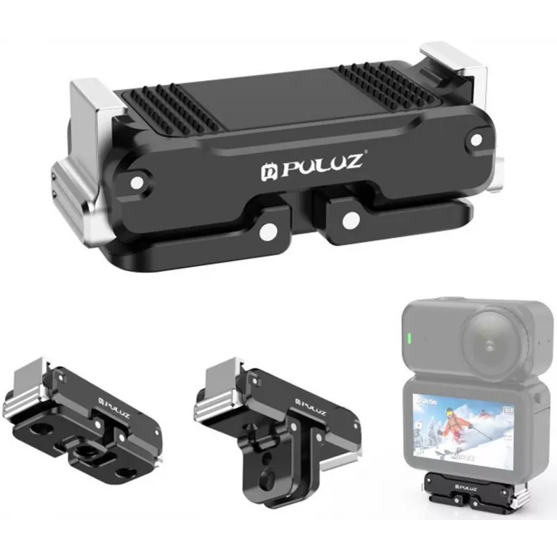 PULUZ Magnetinis metalinis laikiklis, skirtas DJI Osmo Pocket 2 (juodas)