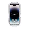 PULUZ PU9116W Plastikinis vandeniui atsparus dėklas, skirtas iPhone 15 Plus/15 Pro Max/14 Plus/14 Pro Max/13 Pro Max/12 Pro Max/11 Pro Max (baltas)