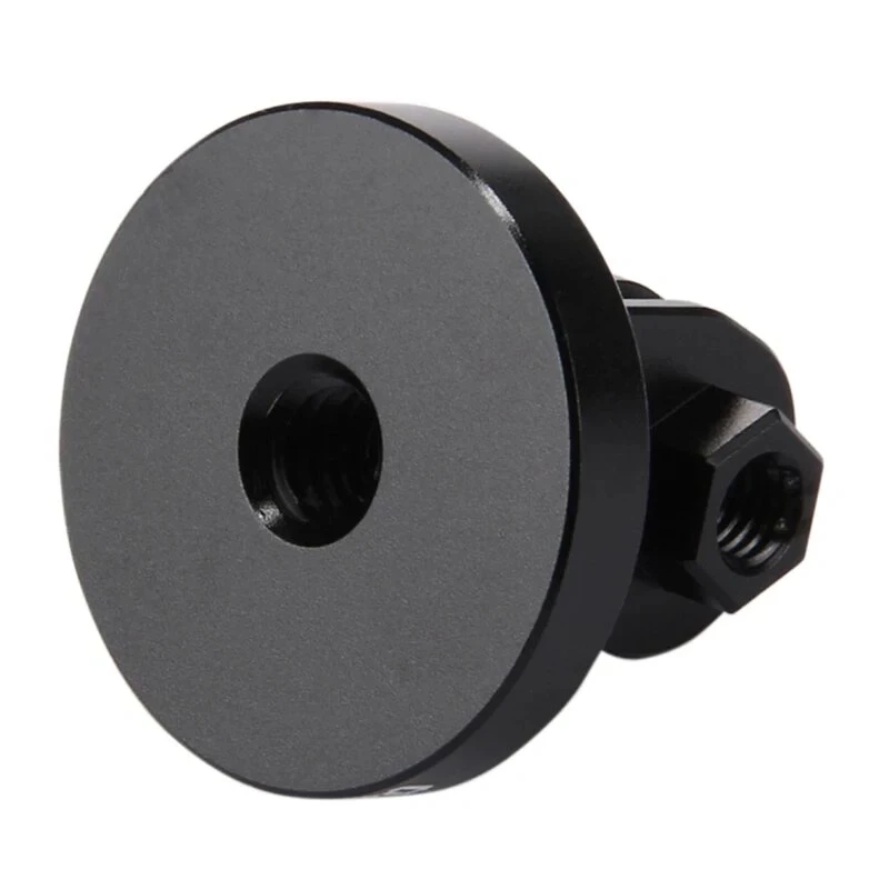 PULUZ PU145B CNC aliuminio lydinio veiksmo kameros laikiklio adapteris su 1/4 inch tripodo sriegiu, juodas