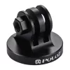 PULUZ PU145B CNC aliuminio lydinio veiksmo kameros laikiklio adapteris su 1/4 inch tripodo sriegiu, juodas