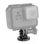 PULUZ PU145B CNC aliuminio lydinio veiksmo kameros laikiklio adapteris su 1/4 inch tripodo sriegiu, juodas