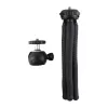 PULUZ PU435 Mini aštuonkojis trikojis, lankstus, sulenkiamas, su 360° rutuline galvute ir telefono laikikliu, išmaniesiems telefonams, kompaktiškiems fotoaparatams, veiksmo kameroms, mažiems beveidrodiniams fotoaparatams, maks. apkrova 1,2 kg, juodos spal