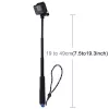 PULUZ Selfie Stick PU150 veiksmo kameroms (DJI, GoPro, Insta360) – juoda