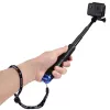 PULUZ Selfie Stick PU150 veiksmo kameroms (DJI, GoPro, Insta360) – juoda