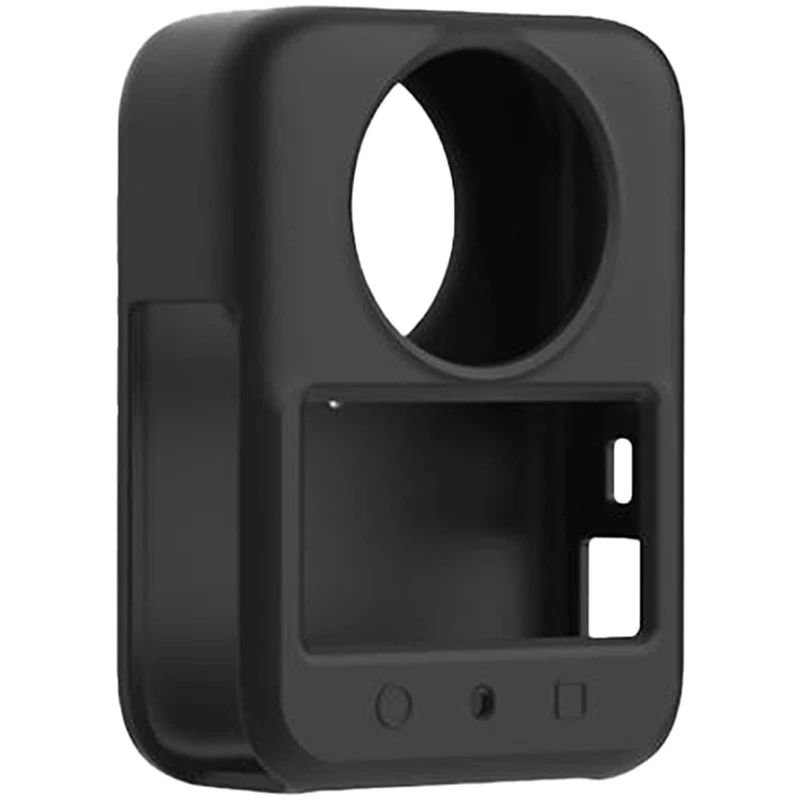 PULUZ Silikoninis objektyvo dangtelis, skirtas DJI Osmo Action kamerai (juodas)