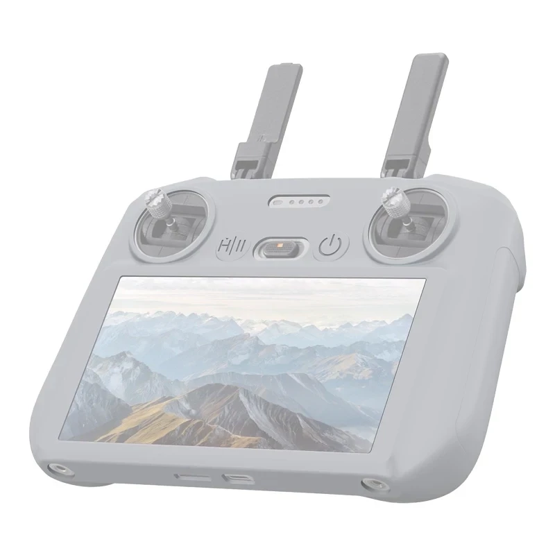 PULUZ Silikoninis apsauginis dėklas, skirtas DJI RC 2 (Pilka spalva)