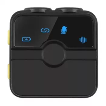 PULUZ SmartLink WS300 2.4GHz dviguba belaidė lavalier mikrofonų sistema su triukšmo slopinimu, 100m veikimo nuotoliu, USB-C įkrovimu