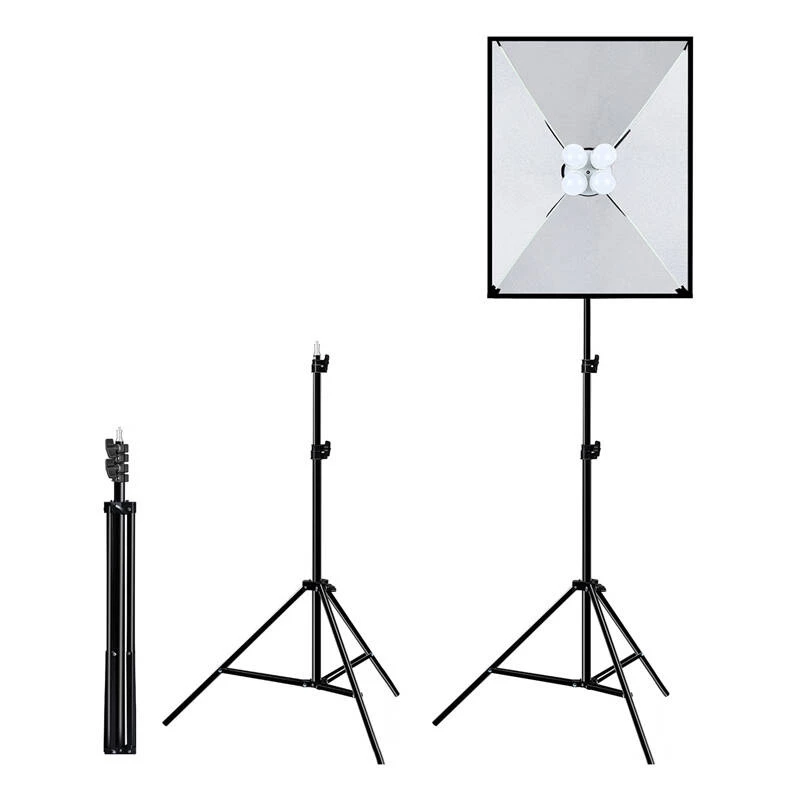 PULUZ Studio Set Softbox 50x70cm, Tripod, LED Bulb 4 pcs PU5071EU