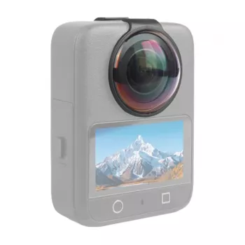PULUZ Grūdinto stiklo objektyvo apsauga DJI Osmo 360 (juoda)