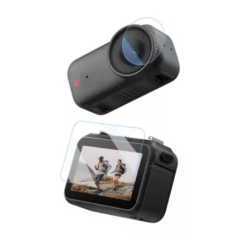 PULUZ Grūdinto stiklo apsauga ir objektyvo plėvelė, skirta DJI Osmo Pocket 3