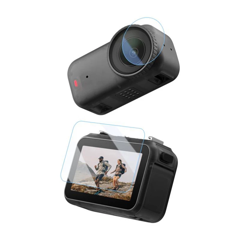 PULUZ Grūdinto stiklo apsauga ir objektyvo plėvelė, skirta DJI Osmo Pocket 3