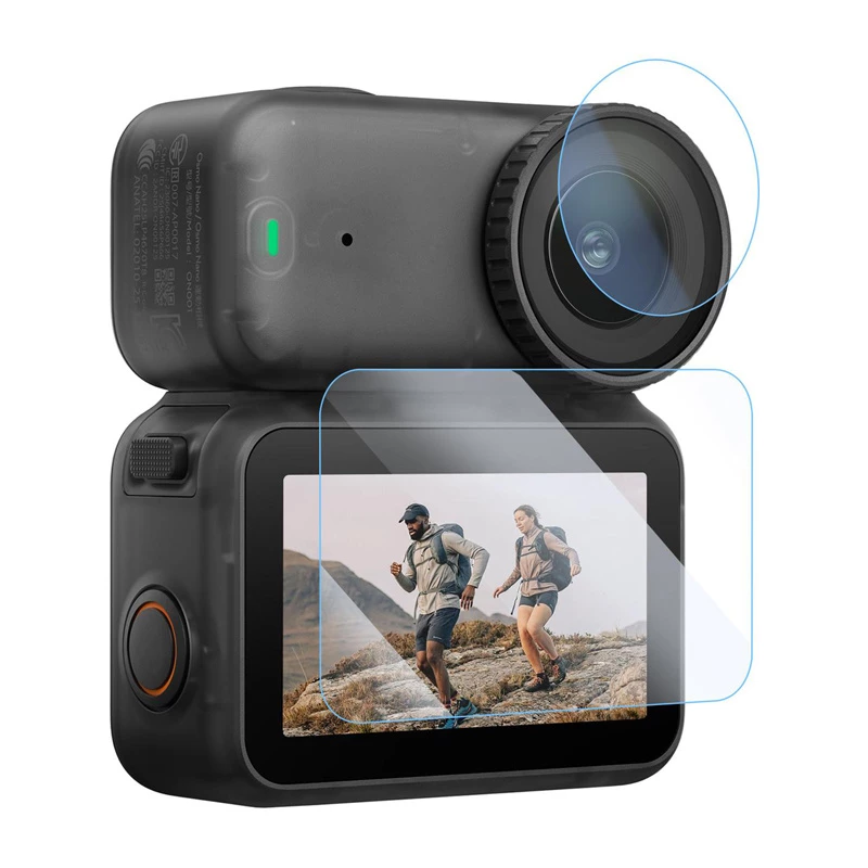 PULUZ Grūdinto stiklo apsauga ir objektyvo plėvelė, skirta DJI Osmo Pocket 3