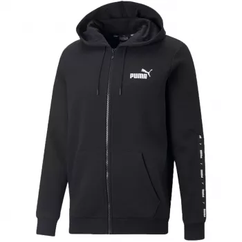 PUMA ESS+ Tape pilnai užsegamas gobtuvas FL Puma juodas