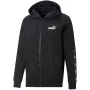 PUMA ESS+ Tape pilnai užsegamas gobtuvas FL Puma juodas