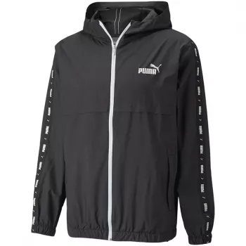 PUMA ESS+TAPE Windbreaker vyriška striukė juoda 847477 01 dydis M