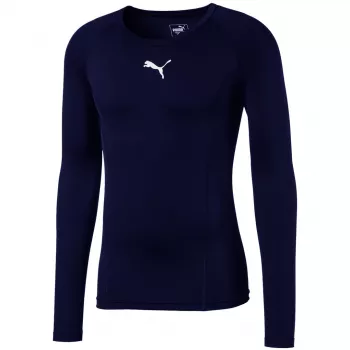 Puma LIGA Baselayer ilgomis rankovėmis vyriški marškinėliai, Peacoat, dydis M | Kur.lt