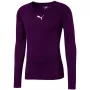 Puma LIGA Baselayer LS vyriški marškinėliai ilgomis rankovėmis, violetinė, M dydis