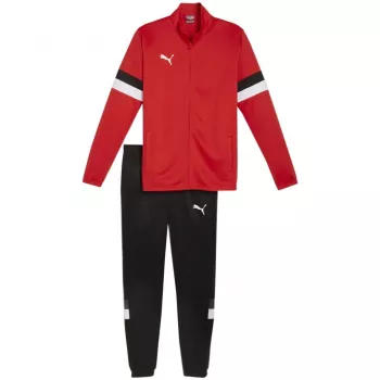 PUMA vyriškas treniruočių kostiumas Team Rise raudonas juodas XL