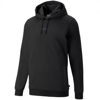 PUMA Modern Basics Hoodie TR juodas 847410 01 vyriškas reguliaraus kirpimo megztinis su perdirbtu poliesteriu