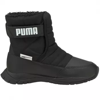 PUMA Nieve WTR AC PS vaikiški žieminiai batai, juodi